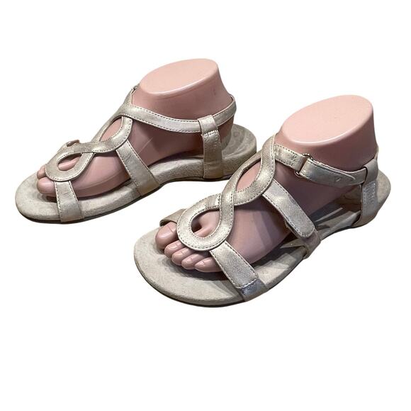 Vionic Jodie Sandal Shimmer Tan Women's Size 8 TVW5391 Excellent Used Condition - Picture 2 of 7